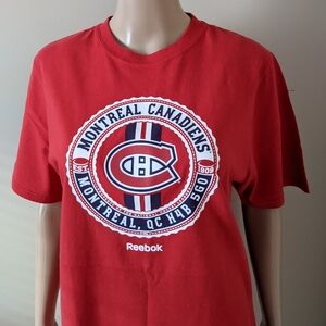 Reebok Montreal Canadiens Red T-Shirt